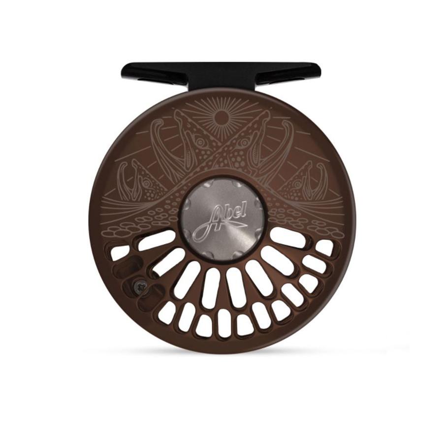 Abel TR 4/5 Reel in Underwood Last Light Dark Brown