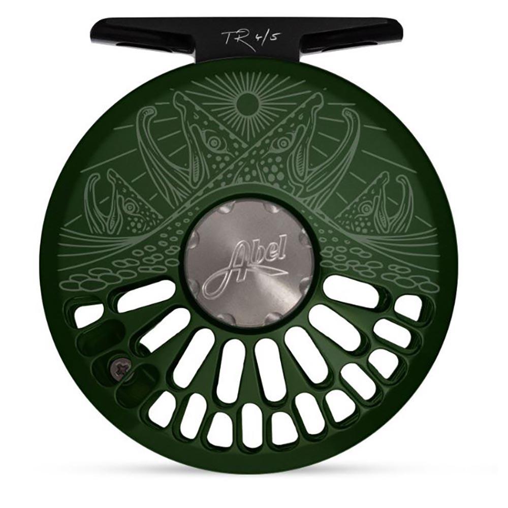 Abel TR Reel in Underwood Last Light Satin Deep Green