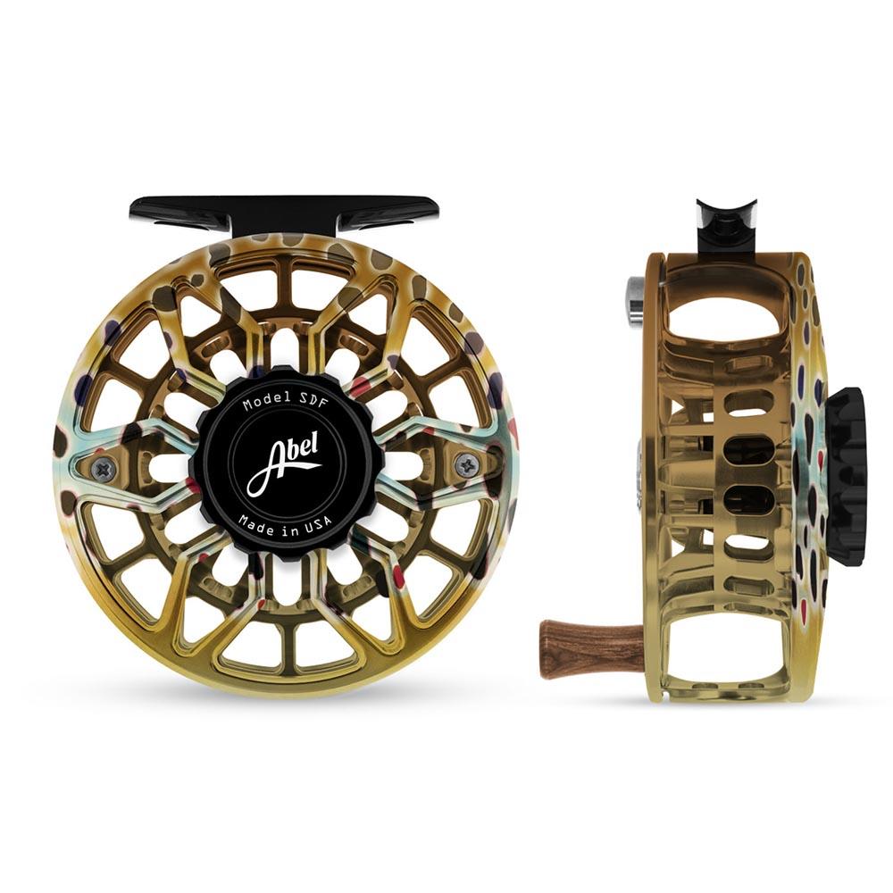 Abel SDF 4/5 Reel Ported in Native Brown
