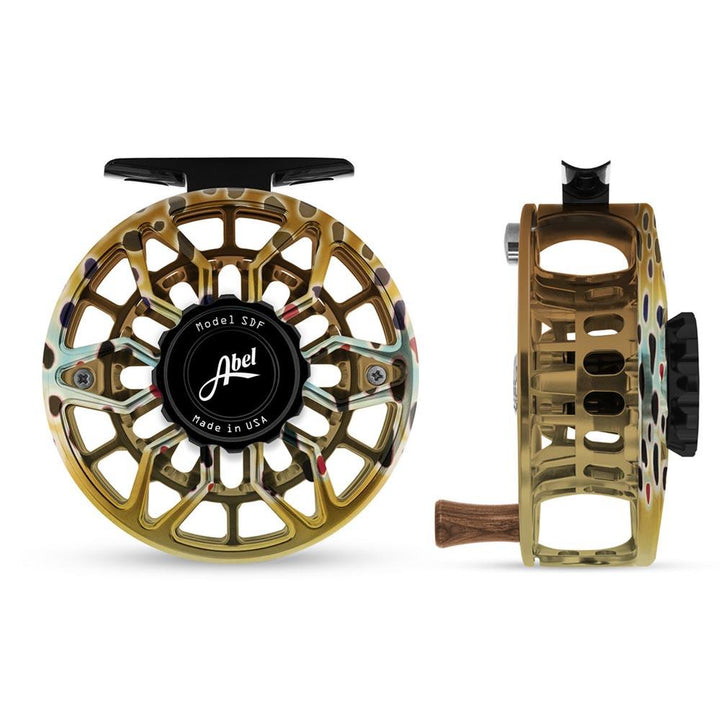 Abel SDF 6/7 Reel Ported in Native Brown