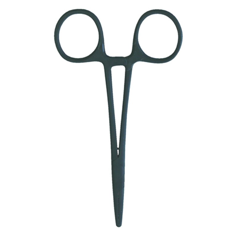 Angler's Accessories Curved Forceps 5.5in in Black