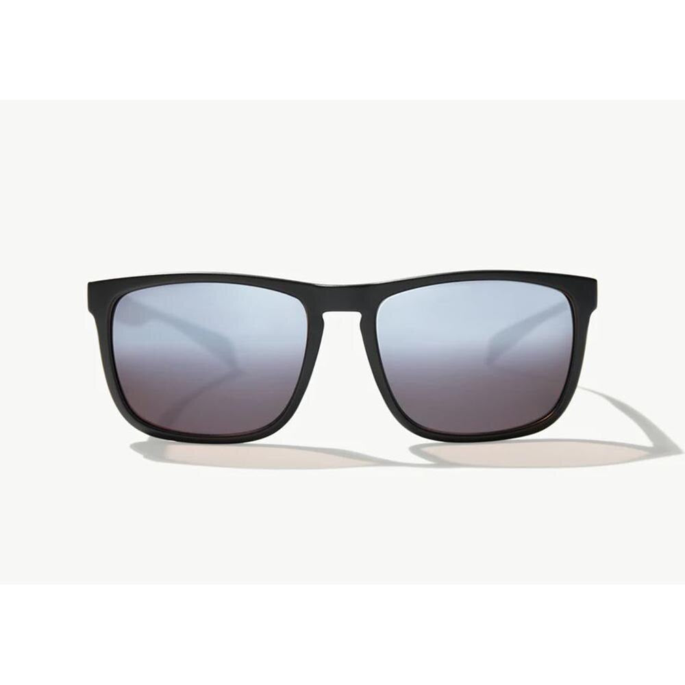 Bajio Calda Sunglasses Polarized in Black Matte with Silver Glass
