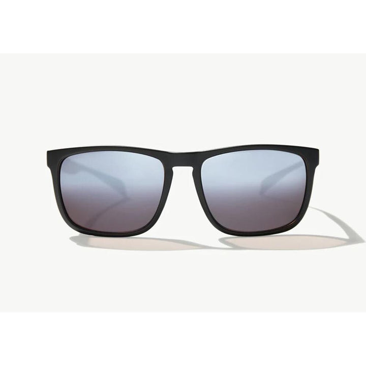 Bajio Calda Sunglasses Polarized in Black Matte with Silver Glass