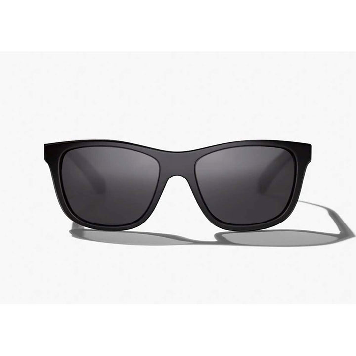 Bajio Gates Sunglasses Polarized in Black Matte with Silver Glass