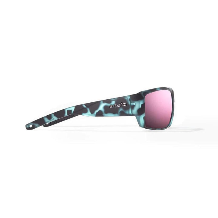 Bajio Vega Sunglasses Polarized in Blue Water Matte with Rose Mirror Glass