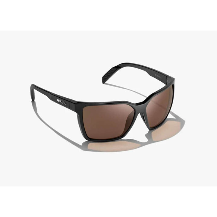 Bajio Eldora Sunglasses Polarized in Black Gloss with Copper Plastic