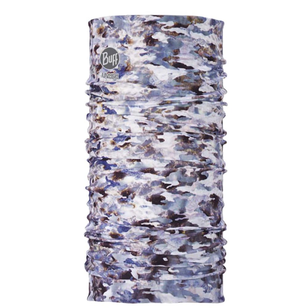 Buff CoolNet UV+ Multifunctional Headwear in Camu Fish Grey