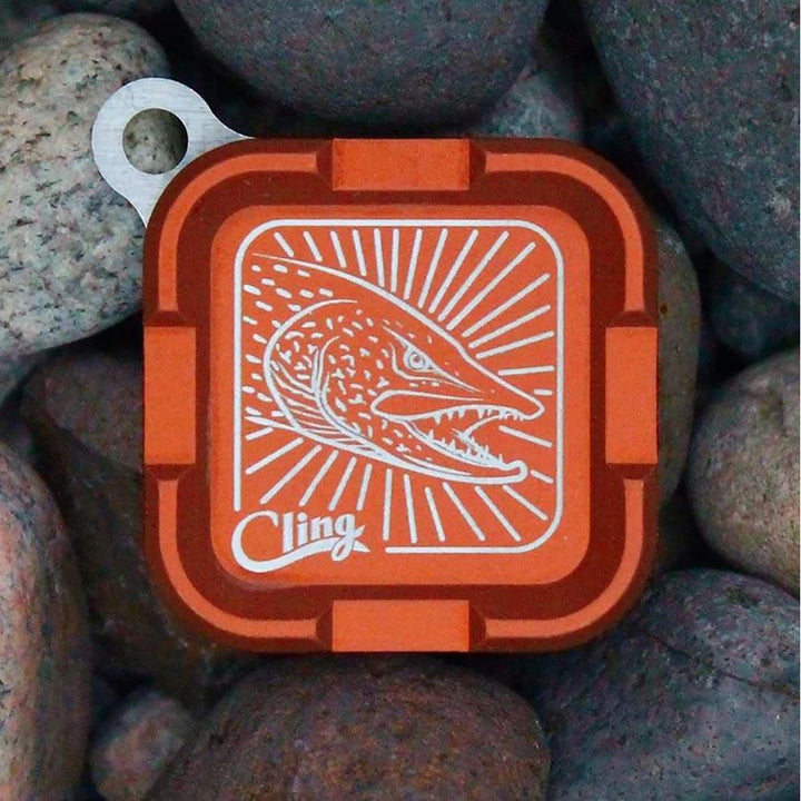 Cling Mag Grab Mini Toothy Trouble in Orange