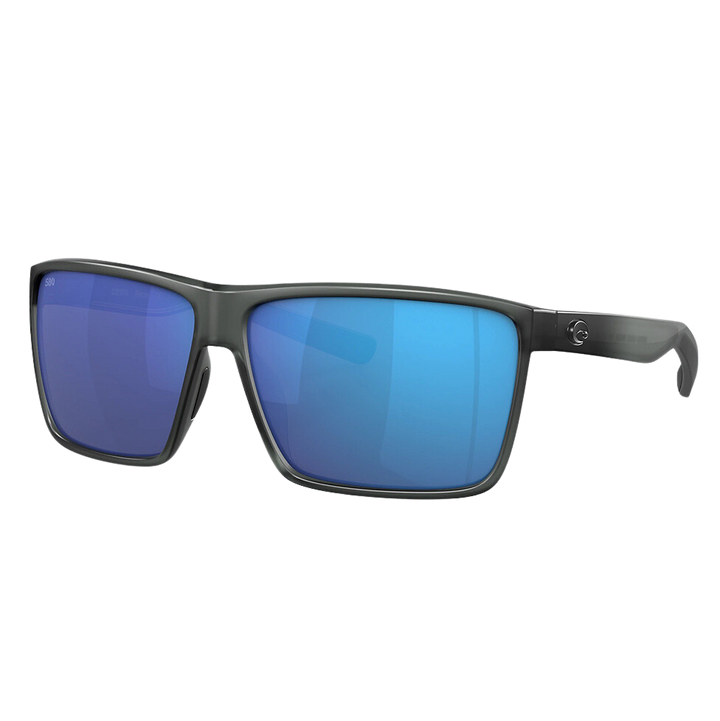 Costa Rincon Polarized Sunglasses in Matte Smoke Crystal with Blue Mirror 580G
