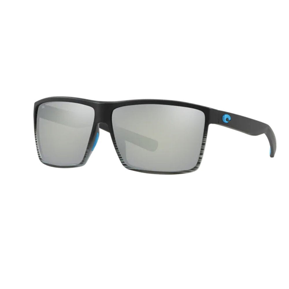 Rincon Sunglasses Polarized in Matte Smoke Crystal with Grey 580P