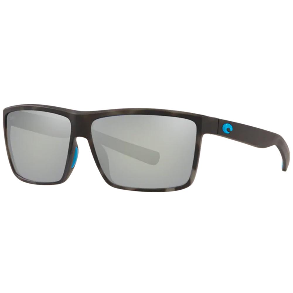Costa Rinconcito Sunglasses Polarized in Ocearch Matte Tiger Shark with Grey Silver Mirror 580G