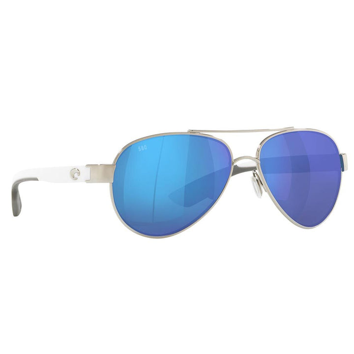 Costa Loreto Sunglasses Polarized in Palladium with Blue Mirror 580G