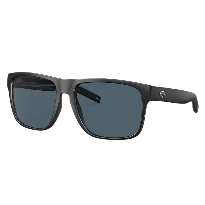 Costa Spearo XL Polarized Sunglasses in Matte Black with Grey 580P