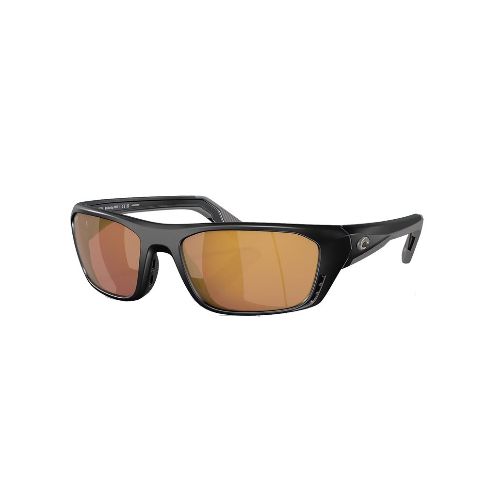 Costa Whitetip Pro Sunglasses Polarized in Matte Black with Gold Mirror 580G