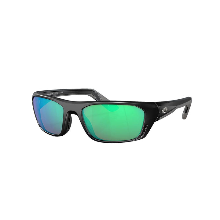 Costa Whitetip Pro Sunglasses Polarized in Matte Black with Green Mirror 580G
