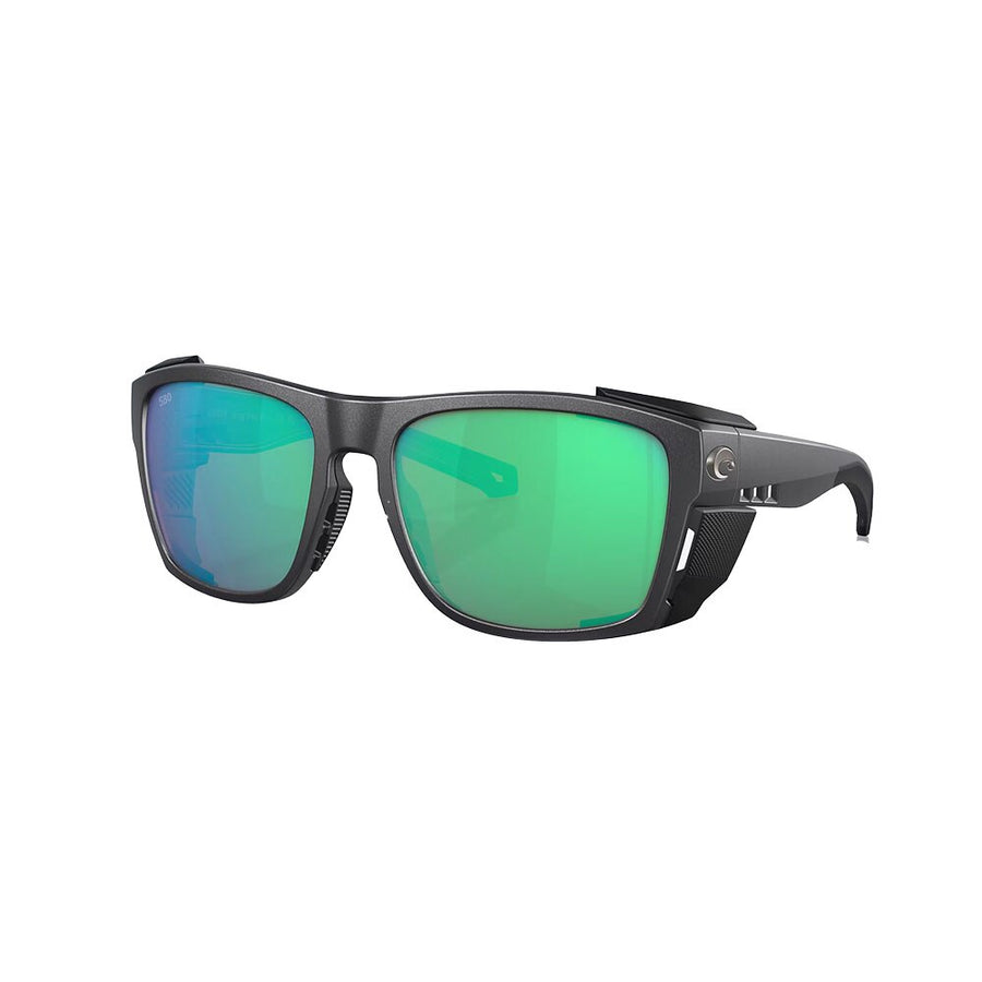 Costa King Tide 6 Sunglasses Polarized in Black Pearl with Green Mirror 580G