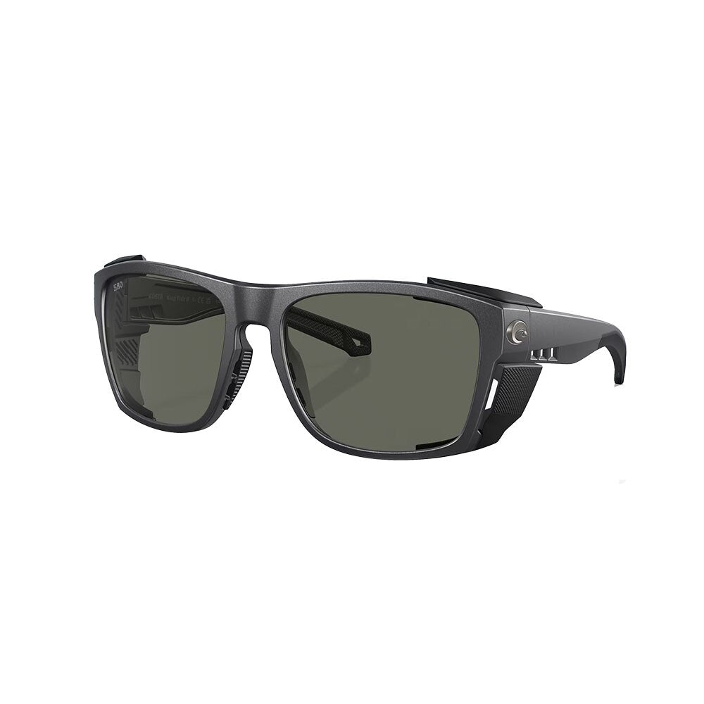 Costa King Tide 6 Sunglasses Polarized in Black Pearl with Grey 580G