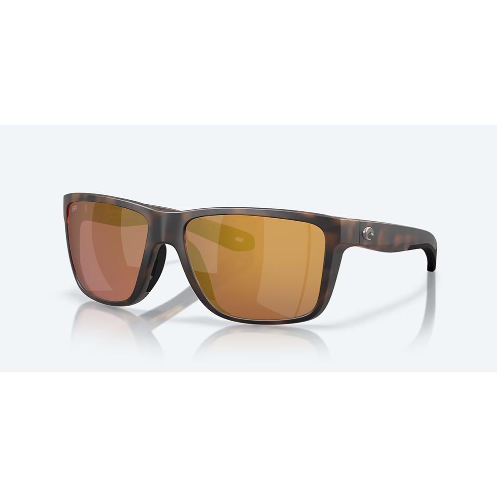 Costa Broadbill II Sunglasses Polarized in Matte Tortoise with Gold Mirror 580G