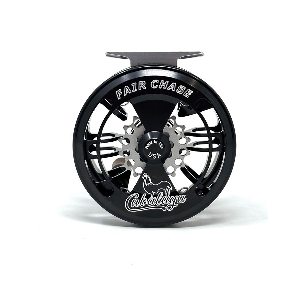 Cubalaya Outfitters Fair Chase G2 Fly Reel 6/8 in Black On Black
