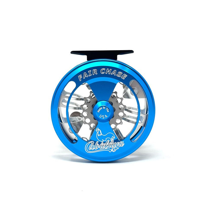 Cubalaya Outfitters Fair Chase G2 Fly Reel 6/8 in Clear On Blue