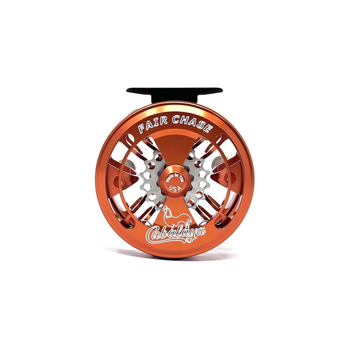 Cubalaya Outfitters Fair Chase G2 Fly Reel 6/8 in Fire Coral On Fire Coral