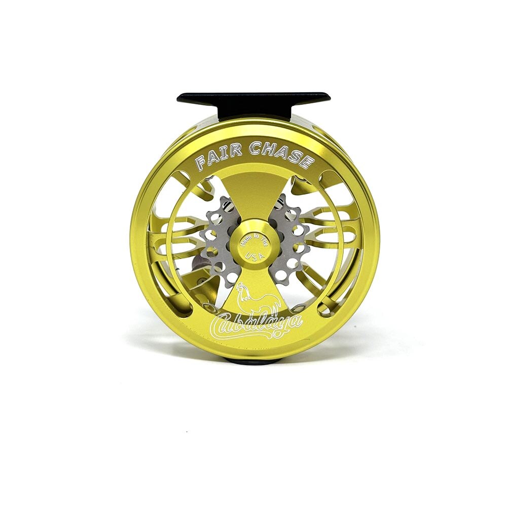 Cubalaya Outfitters Fair Chase G2 Fly Reel 6/8 in Yellow On Yellow