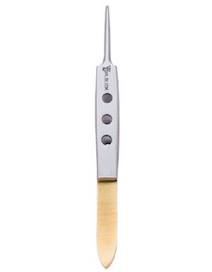 Dr. Slick Bishop Tweezers in Gold and Satin