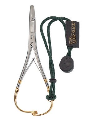 Dr. Slick Mitten Scissor Clamp 4.75in in Gold Handles