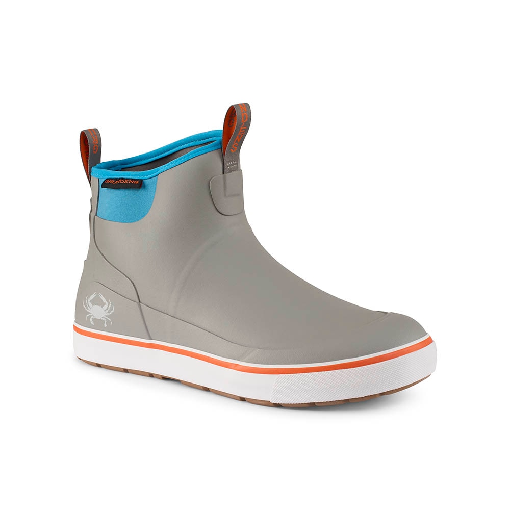 Grundens DeckBoss Ankle Boot Men's in Blue Crab Colorway