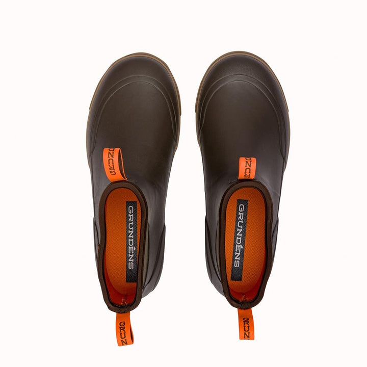 Grundens DeckBoss Ankle Boot Men's in Dark Brown