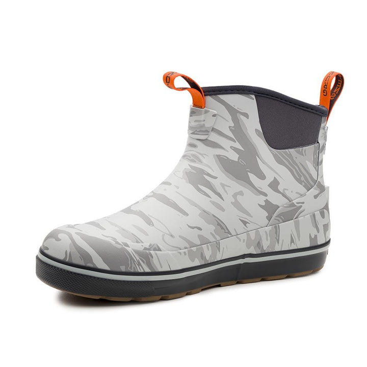 Grundens DeckBoss Ankle Boot Men's in Glacier Liquid Print