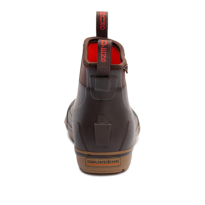 Grundens DeckBoss Ankle Boot Women's in Dark Brown