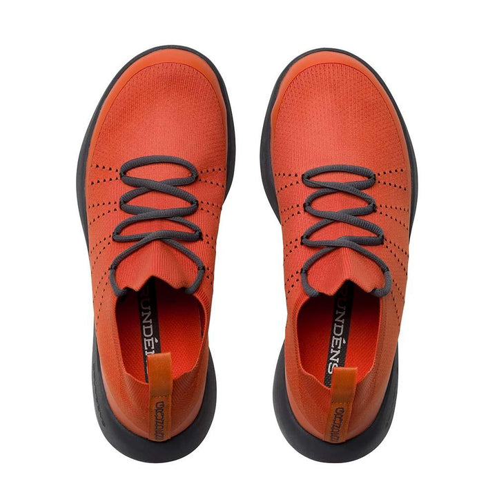 Grundéns Sea Knit Boat Shoe Men's in Red Orange