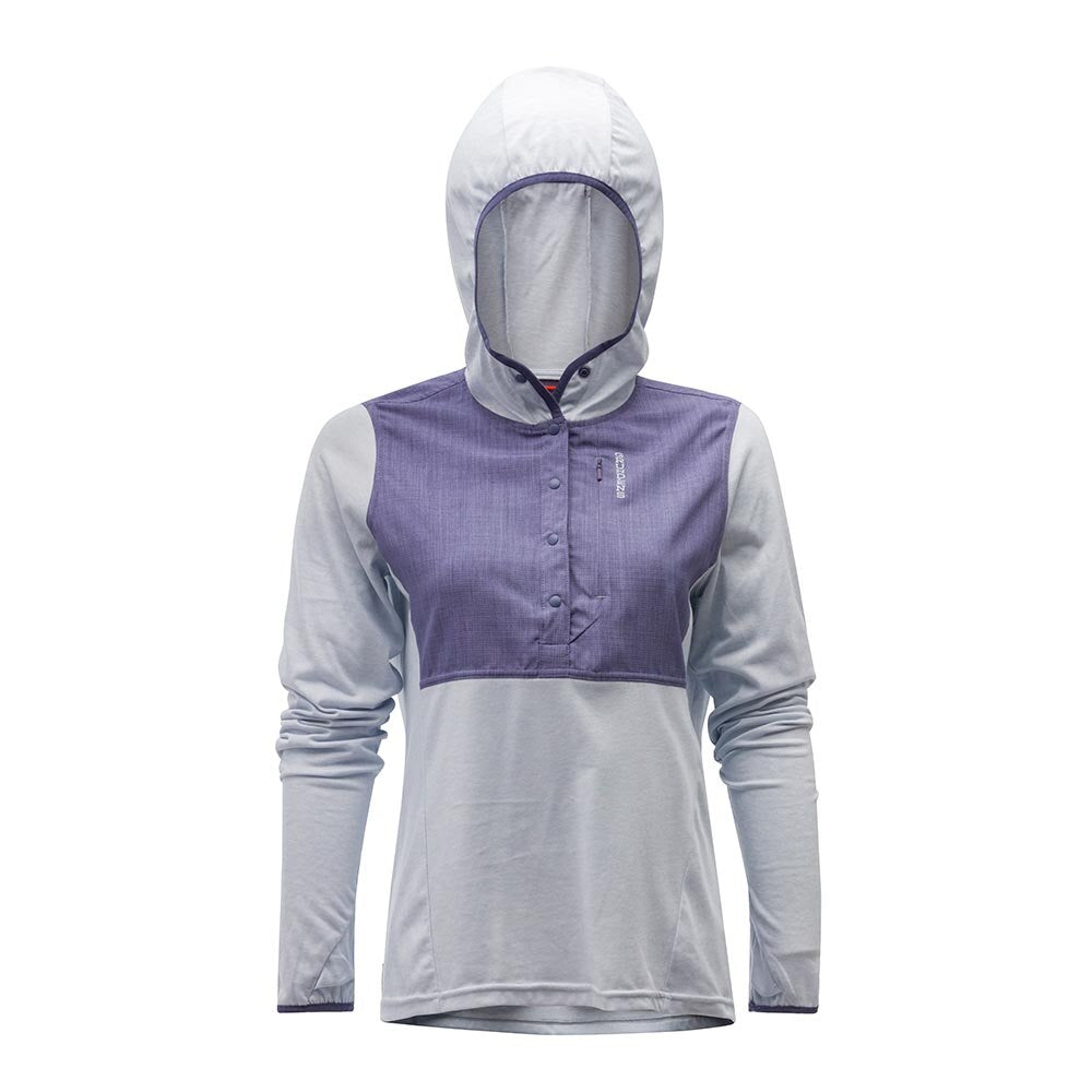 Grundens Shorebreak Hoodie Women's in Arctic Ice Heron