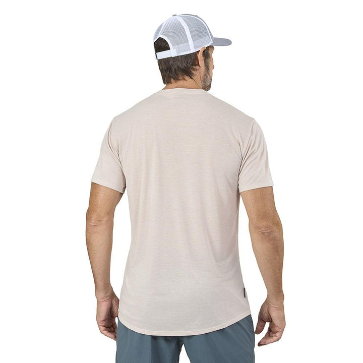 Grundens Species Pocket Tee Men's in Bone Heather