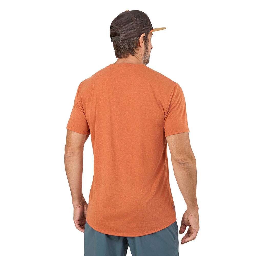Grundens Species Pocket Tee Men's in Rust Heather
