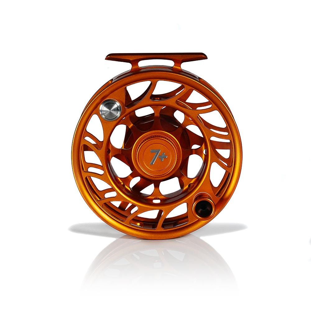 Hatch Outdoors Limited Edition Iconic Fly Reel Campfire Orange 7 Plus in Campfire Orange