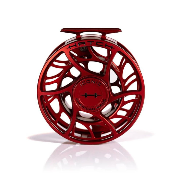 Hatch Outdoors Limited Edition Iconic Fly Reel Dragon's Blood 9 Plus in Dragon's Blood