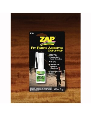 Hareline Dubbin ZapAGap Fly Fishing Adhesive in Clear