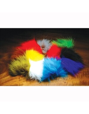 Hareline Dubbin Arctic Fox Hair in Olive