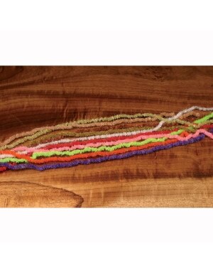 Hareline Dubbin Ice Dub Chenille in Chartreuse