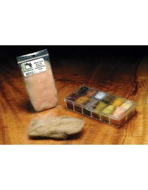 Hareline Dubbin Super Fine Dry Fly Dub in Adams Grey