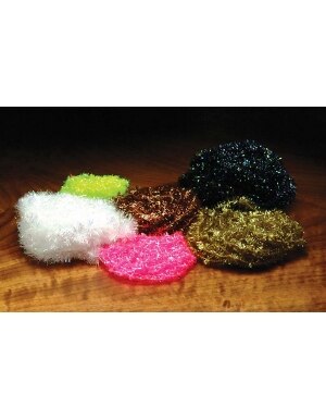 Hareline Dubbin Cactus Chenille in Black