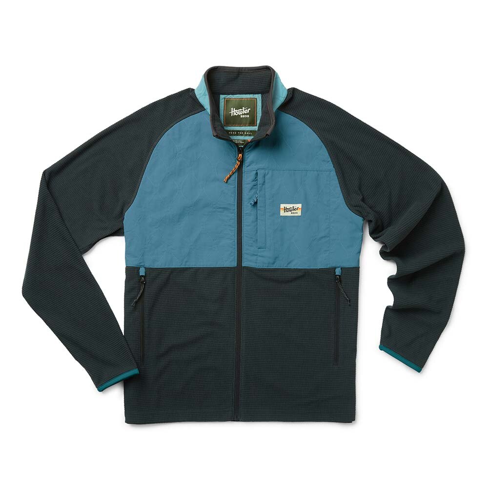 Howler Brothers Talisman Fleece Jacket Mens in Antique Black
