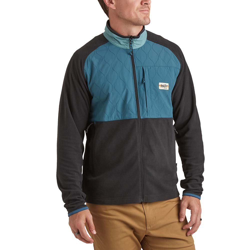 Howler Brothers Talisman Fleece Jacket Mens in Antique Black