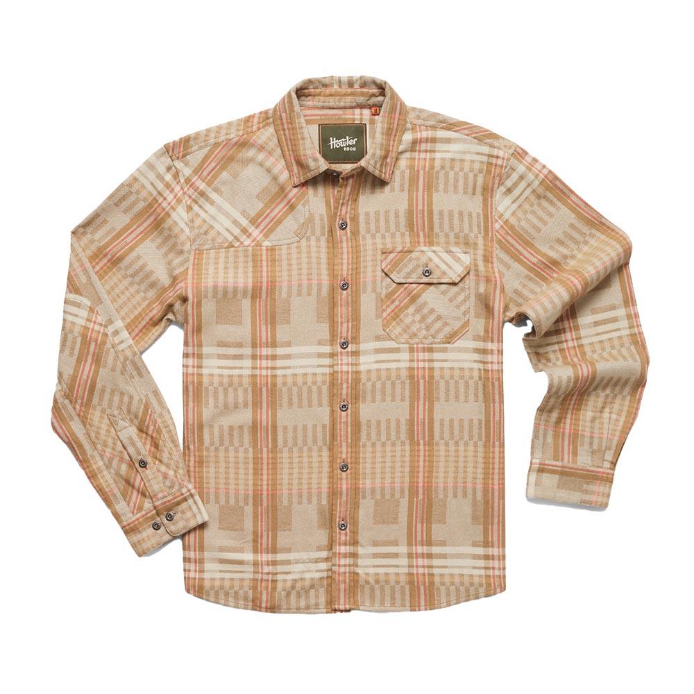 Howler Bros Harker's Flannel Shirt Men's in Conor Plaid Natural