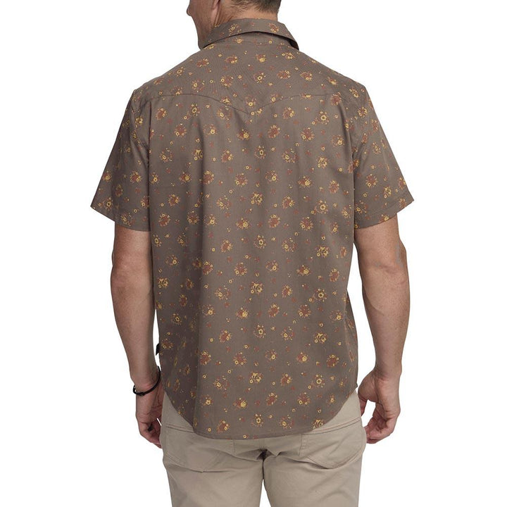 Howler Brothers H Bar B Snapshirt Men's in Bouquets Morel