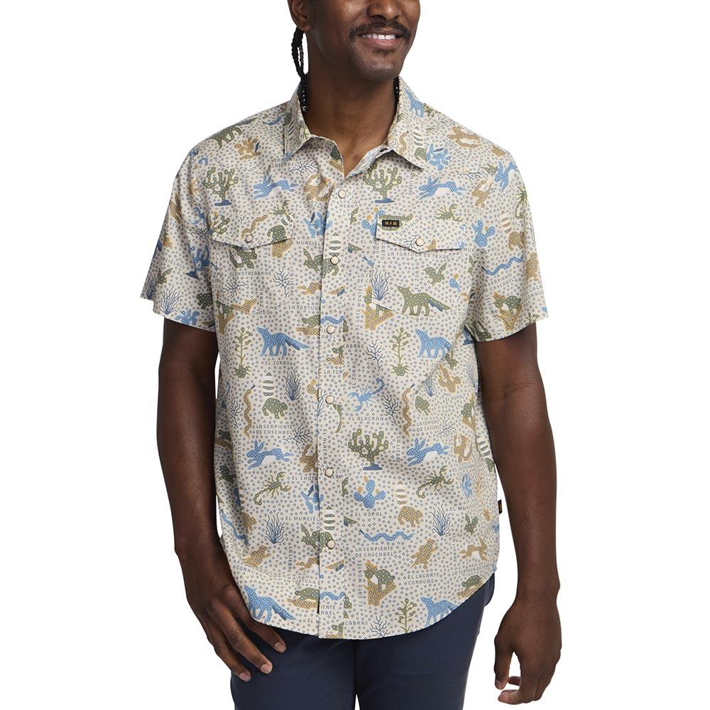 Howler Brothers H Bar B Snapshirt Men's in Ecosistema Sand