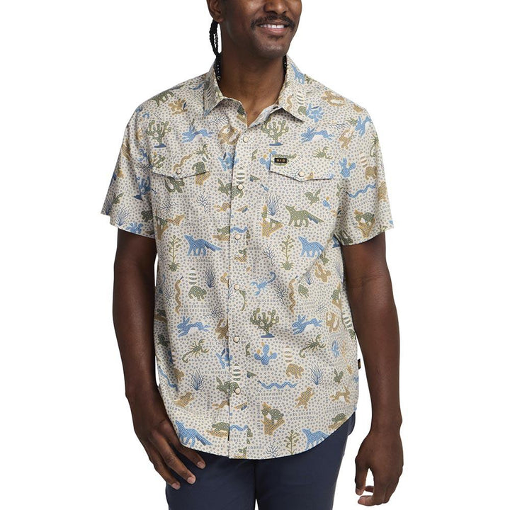 Howler Brothers H Bar B Snapshirt Men's in Ecosistema Sand