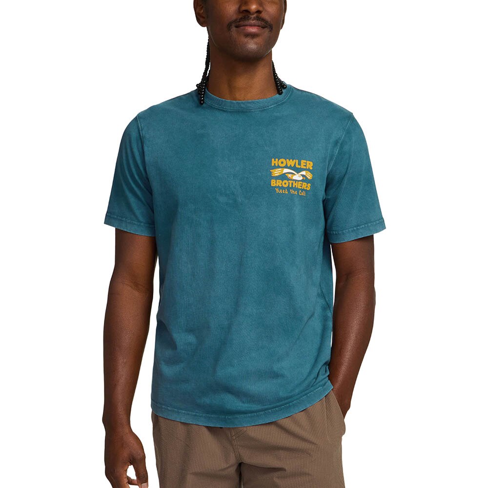 Howler Brothers Cotton TShirt Men's in Flocka Seagulls Storm
